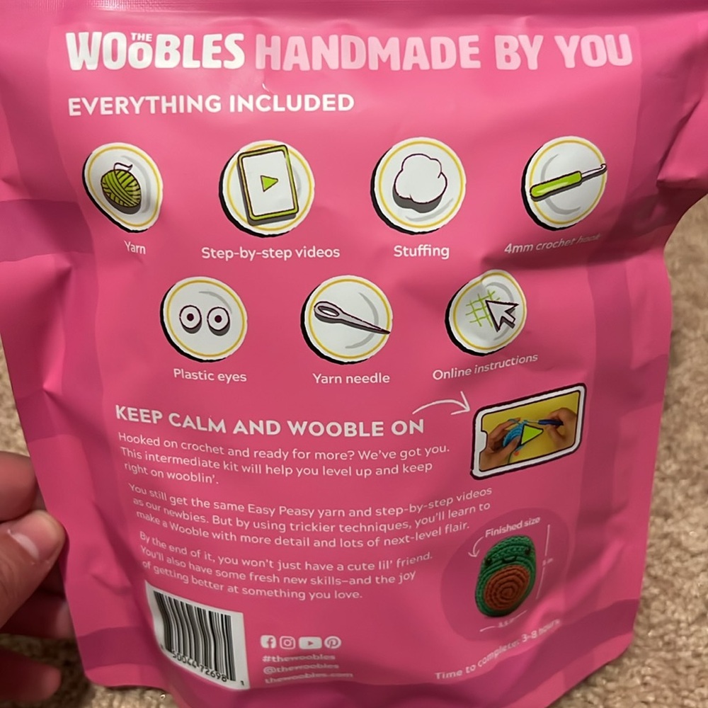 The Woobles avocado crochet kit🥑🥑 - Picture 6 of 7